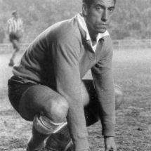 Cuco, antes de un partido frente al Valencia, en Mestalla, el 10 de febrero de 1962 (ACAN)