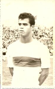 Justo Gilberto, en su primera temporada como futbolista del CD Tenerife (ACAN)