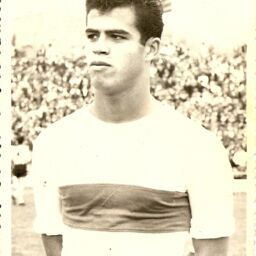 Justo Gilberto, en su primera temporada como futbolista del CD Tenerife (ACAN)