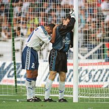 Javi López y Unzue se lamentan tras consumarse el descenso a Segunda División del CD Tenerife